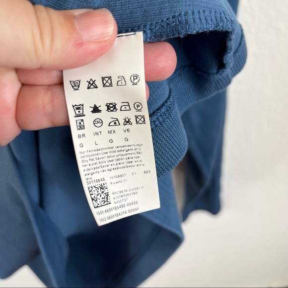 BOSS Hugo Boss Knit 1/4 Snap Contrast Pop Over Sweater - Picture 8 of 8